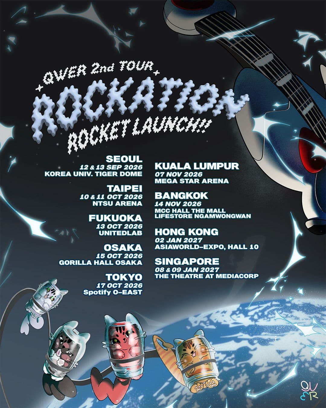 QWER 2nd TOUR <ROCKATION : ROCKET LAUNCH!!> in TAIPEI - 圖片 2