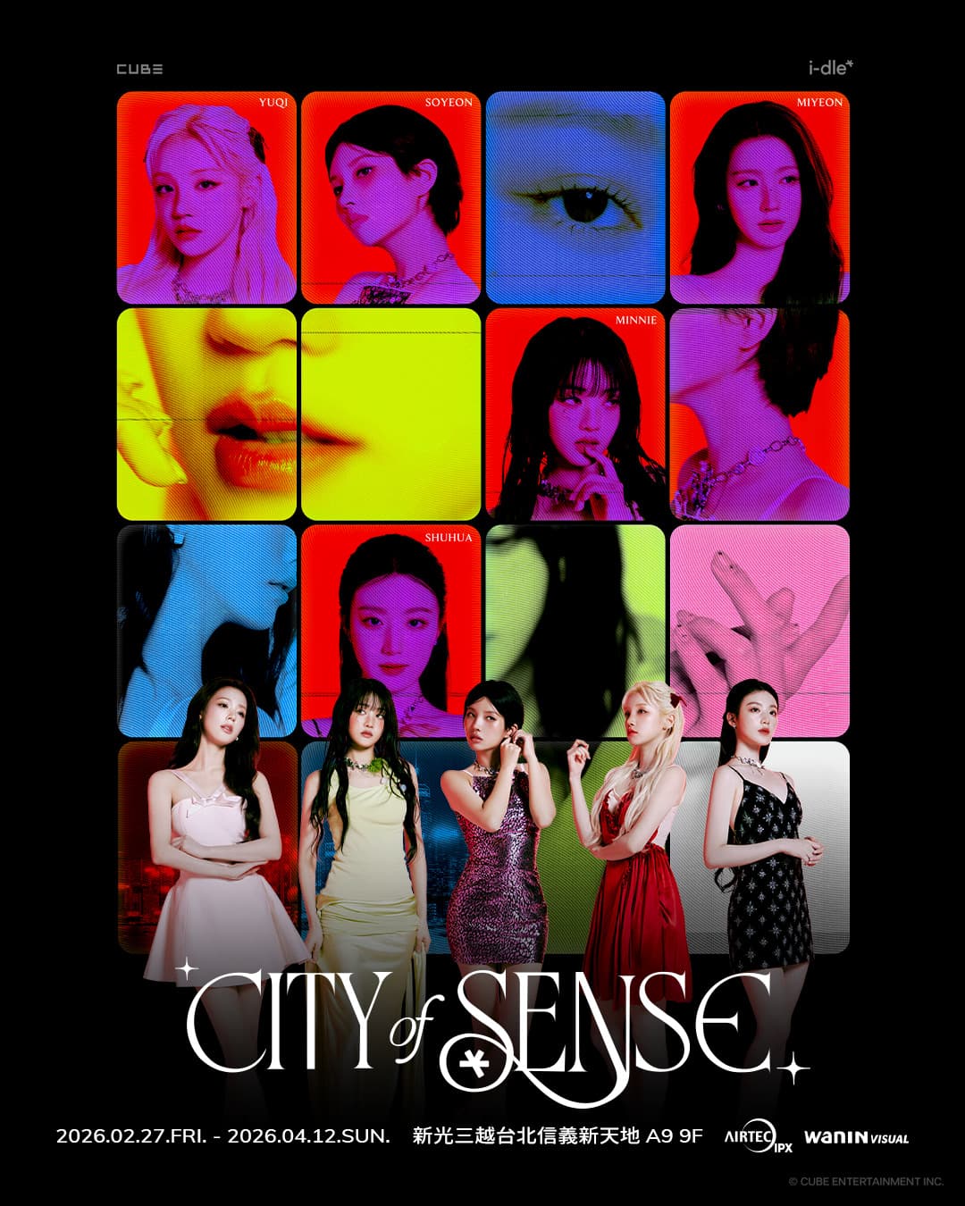 i-dle MEDIA EXHIBITION : CITY of SENSE in Taipei