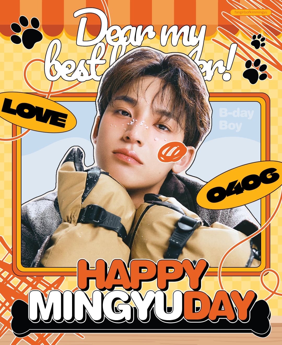 HEYPOCA x SEVENTEEN MINGYU 生日限定框