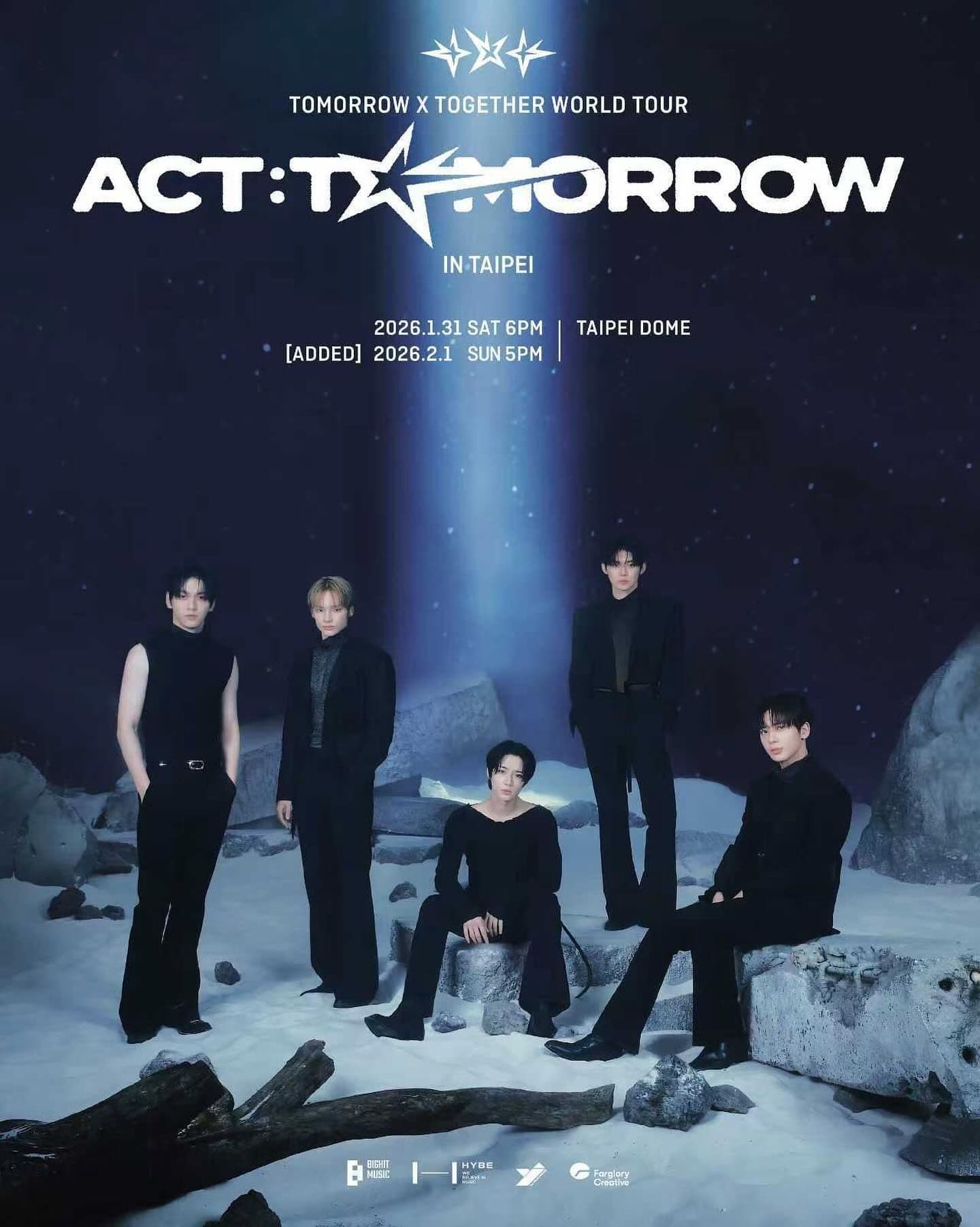 ACT：TOMORROW 台北限定打卡點