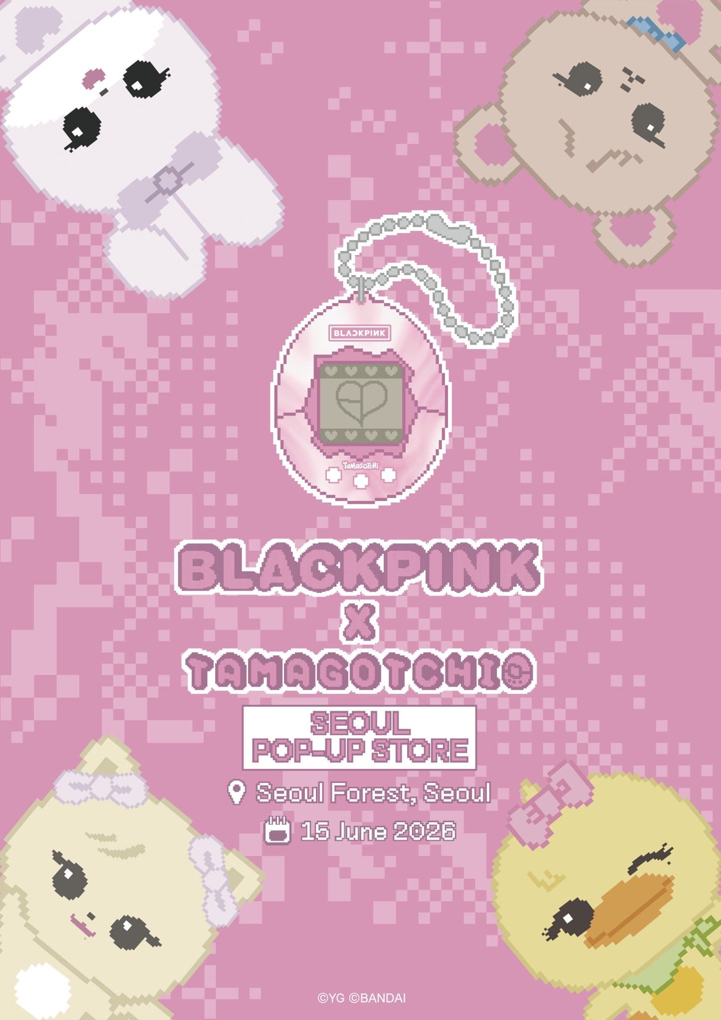 BLACKPINK X TAMAGOTCHI POP-UP STORE IN SEOUL