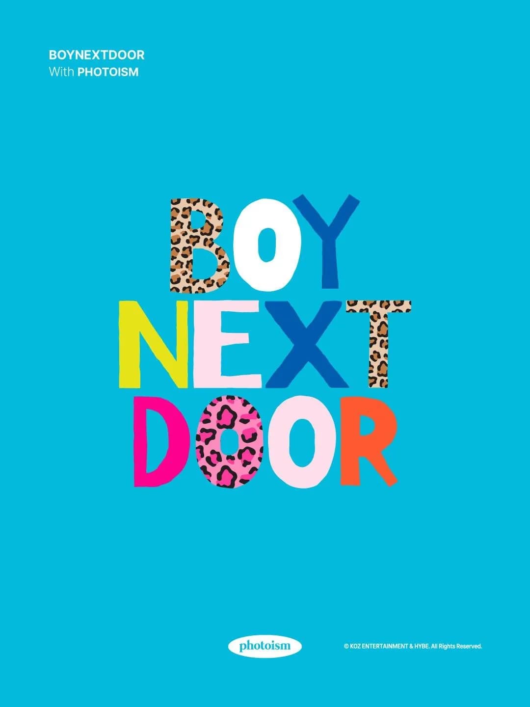 PHOTOISM × BOYNEXTDOOR ARTIST FRAME