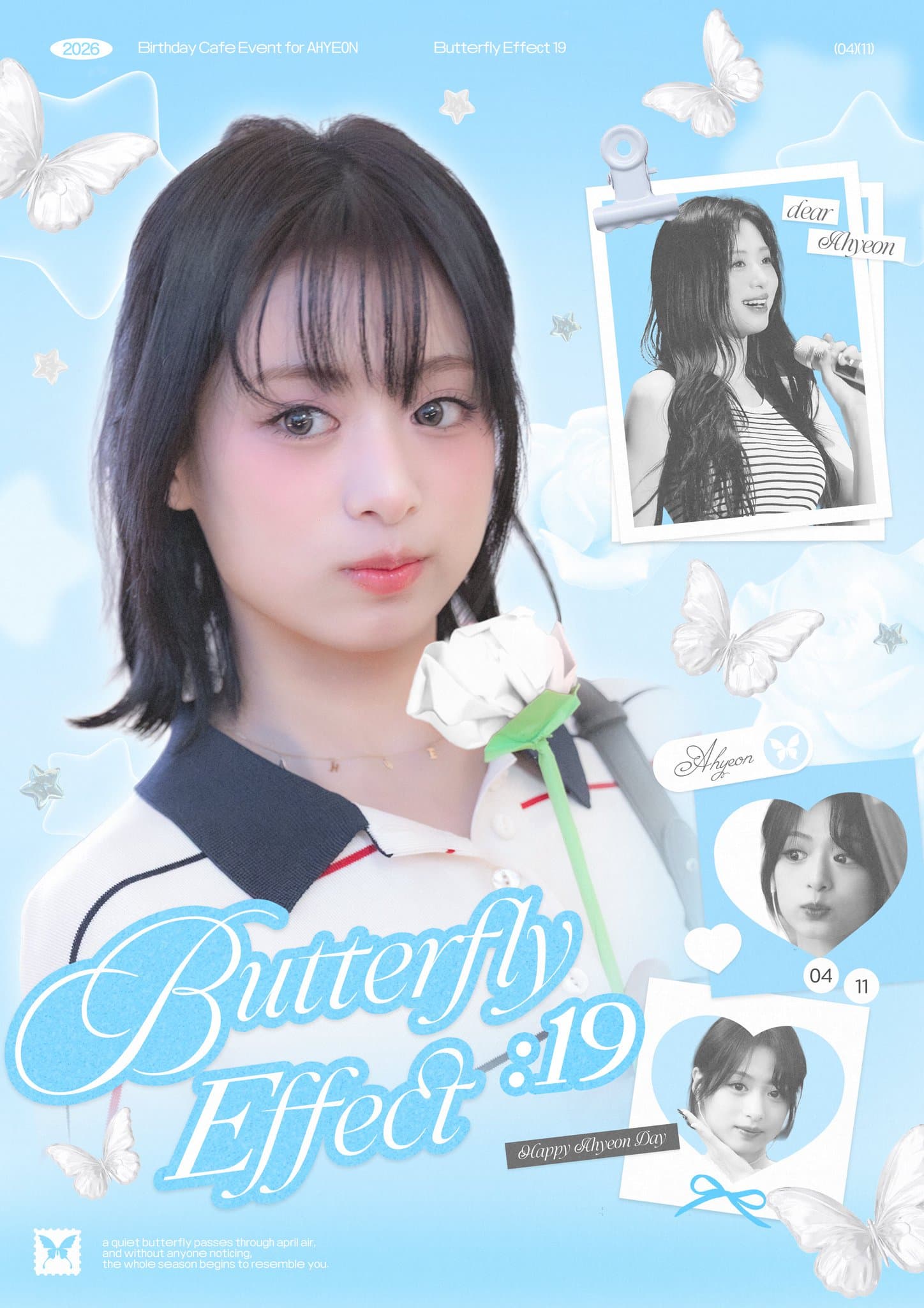 Butterfly Effect:19 — 2026 AHYEON Birthday Cafe