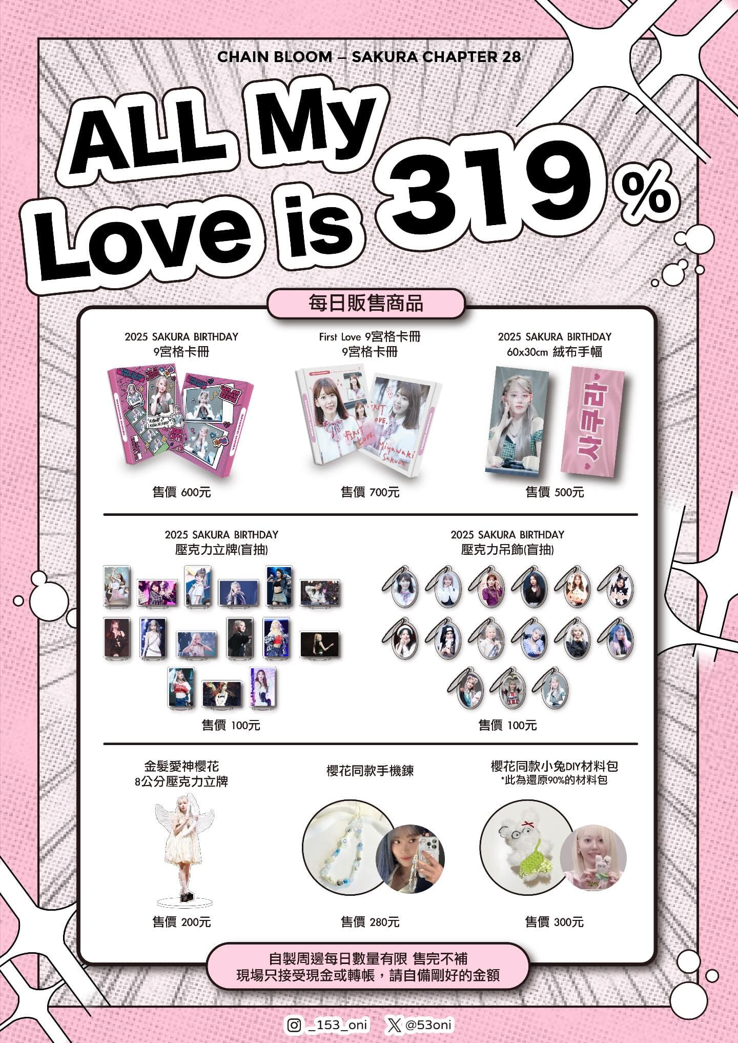 ALL MY LOVE IS 319% 宮脇咲良生日特展 - 圖片 5