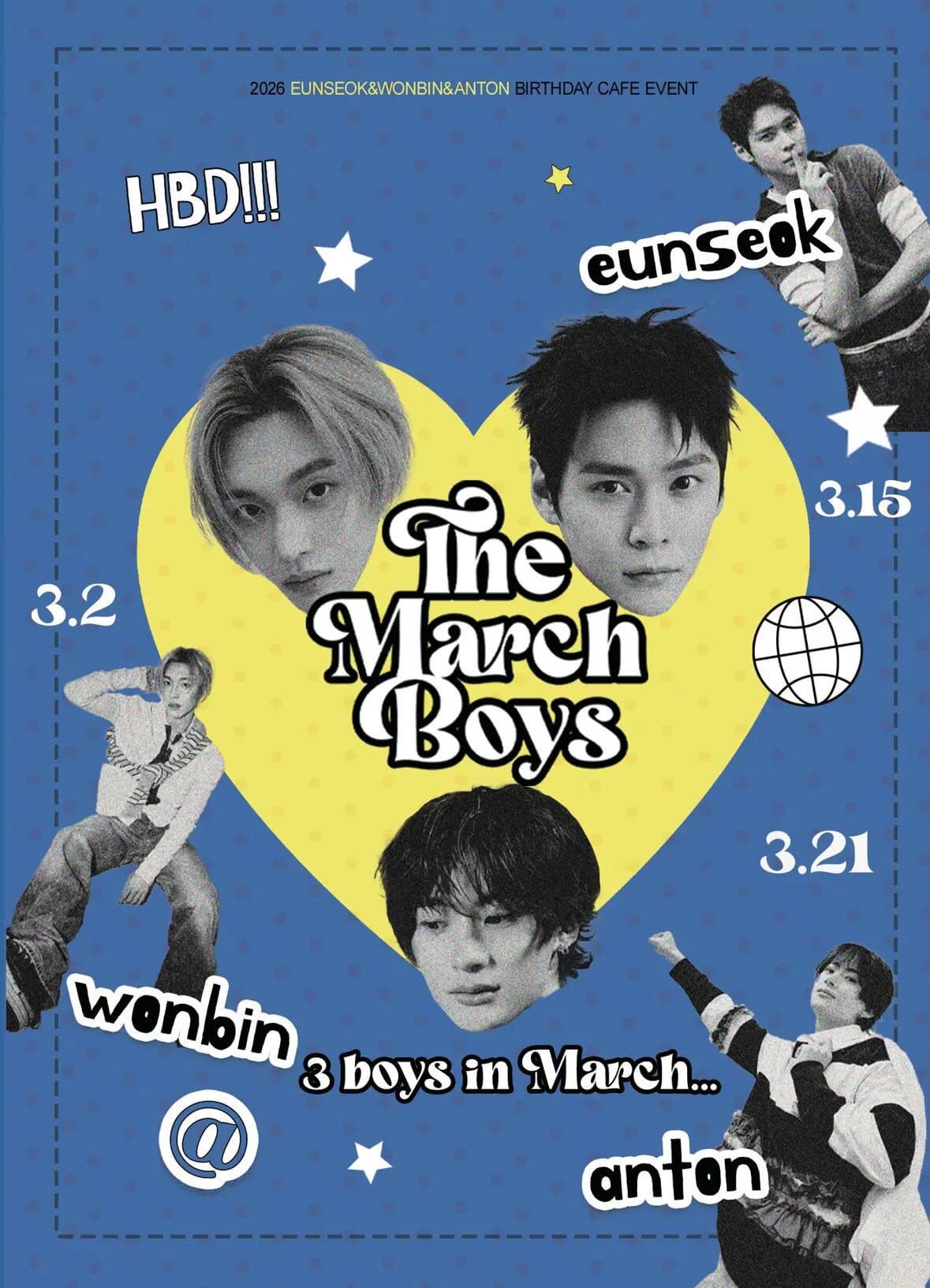 The March Boys Birthday Cafe 2026 — RIIZE 三月男孩生咖（Taipei）