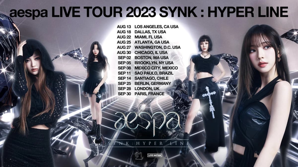 2023 aespa 1st Concert 'SYNK : Hyper Line' in Atlanta