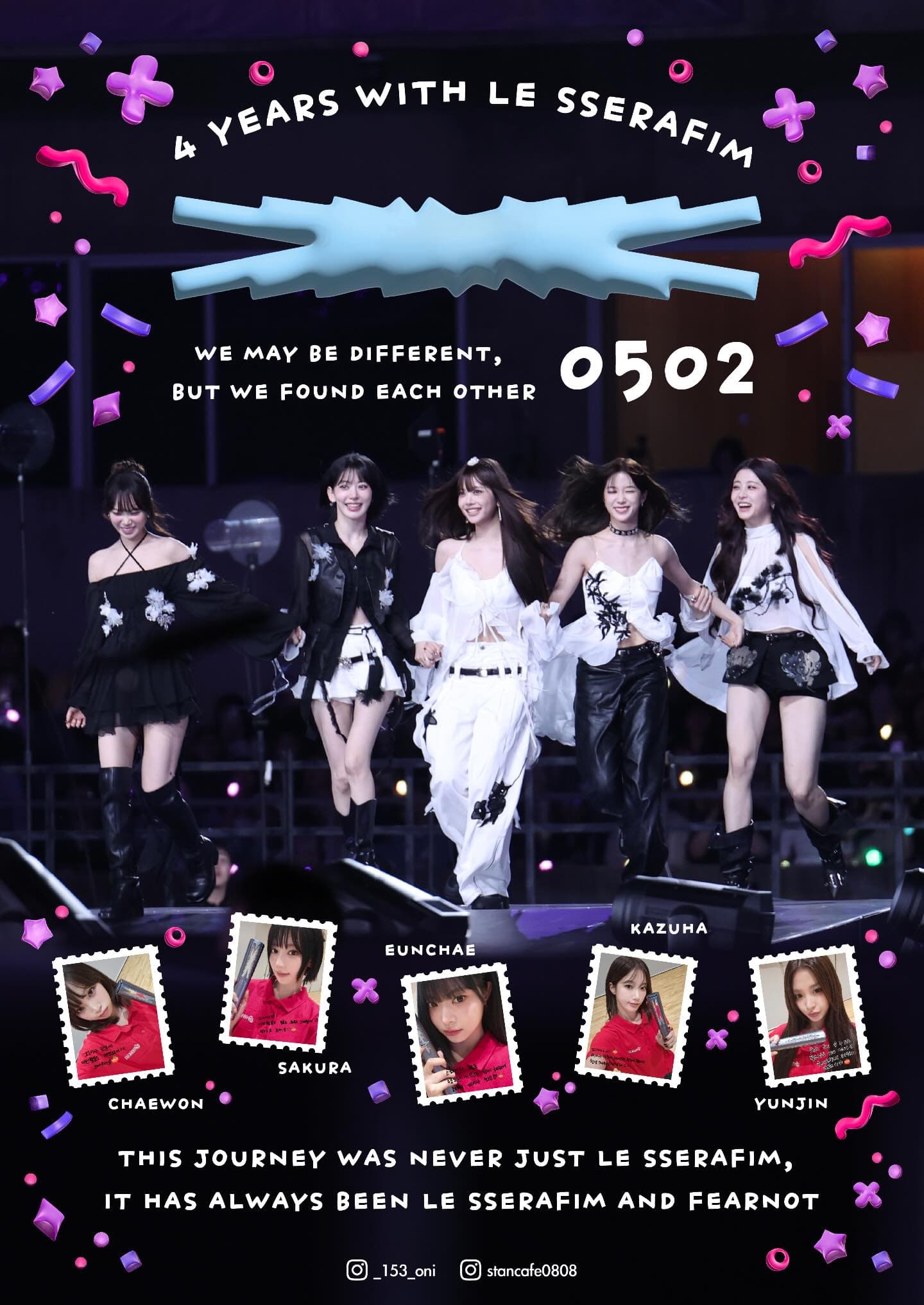 4 YEARS WITH LE SSERAFIM