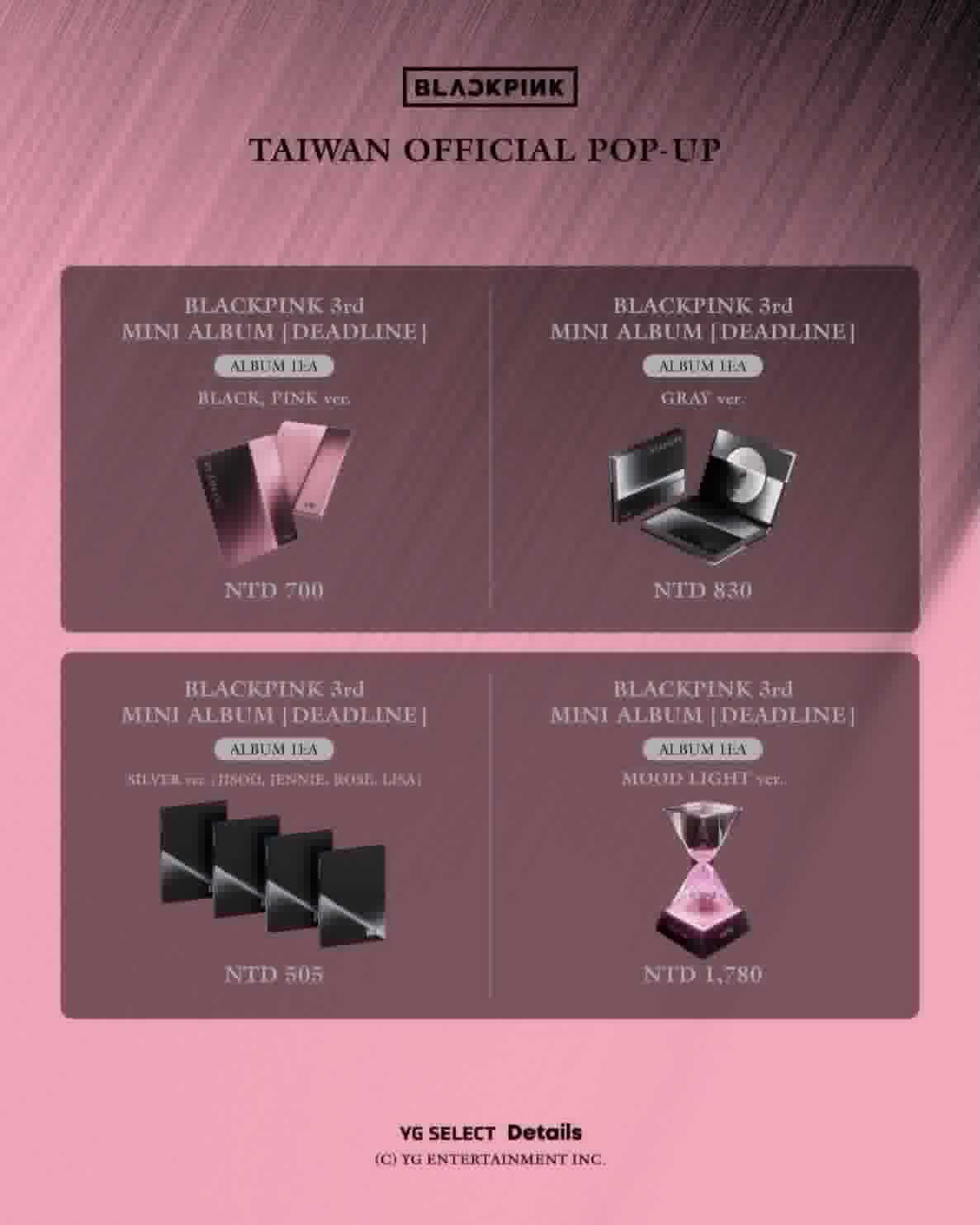 BLACKPINK [TAIWAN] OFFICIAL POP-UP IN  HSINCHU & TAICHUNG & KAOHSIUNG - 圖片 2