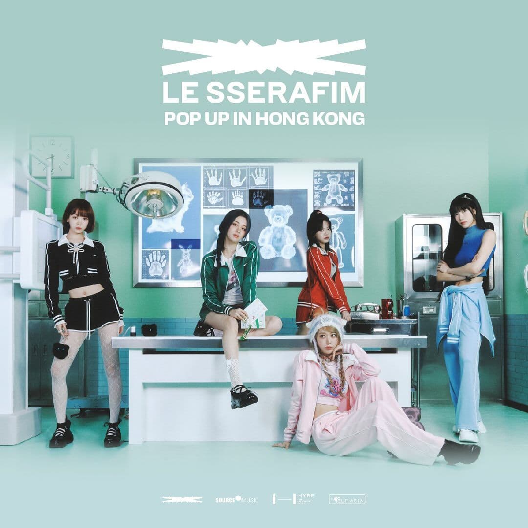 LE SSERAFIM POP UP IN HONG KONG