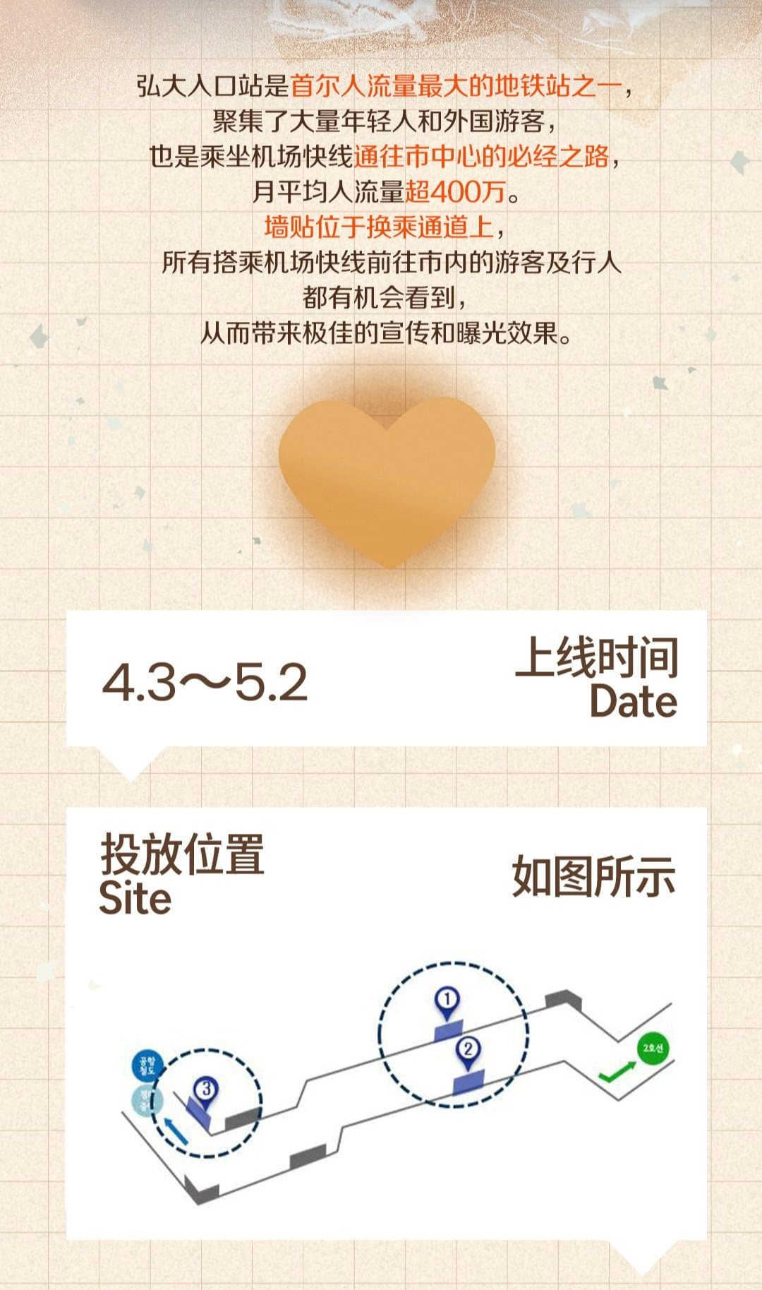 SEVENTEEN MINGYU 應援廣告（弘大入口站 機場鐵路換乘通道） - 圖片 2