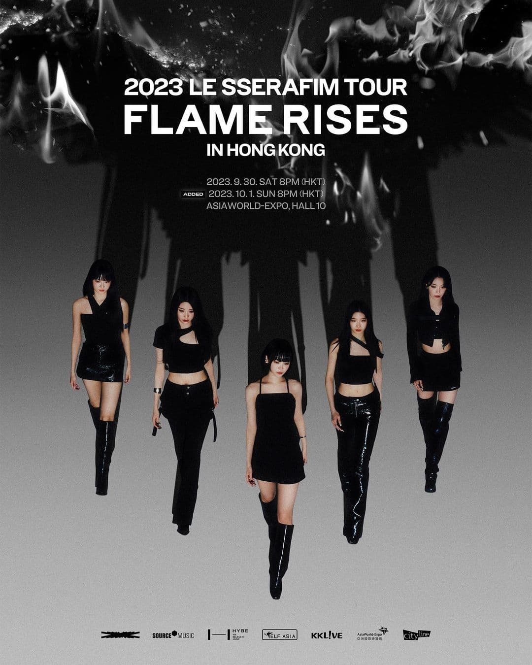 LE SSERAFIM FLAME RISES POP UP IN HONG KONG