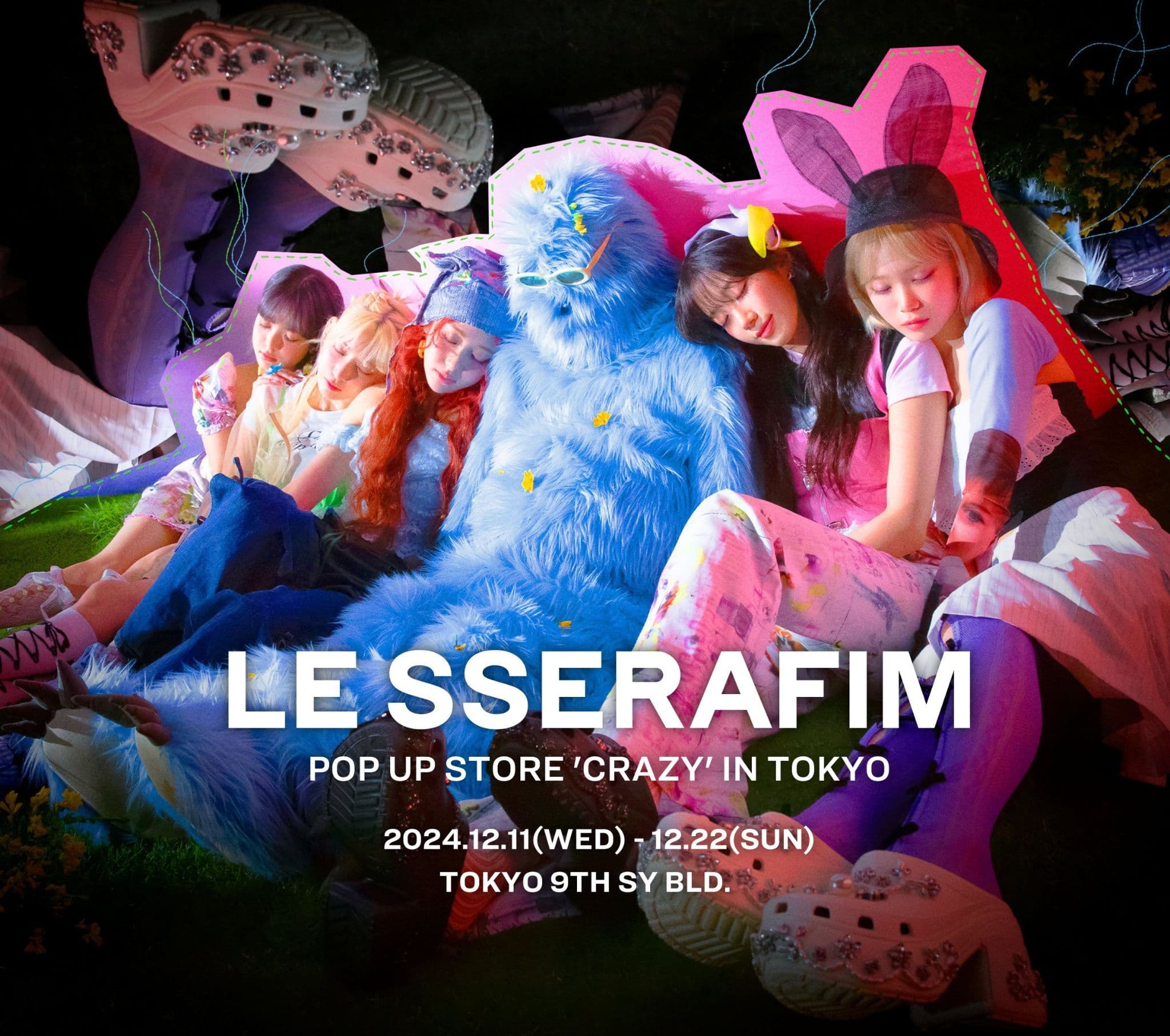 LE SSERAFIM CRAZY POP UP IN TOKYO