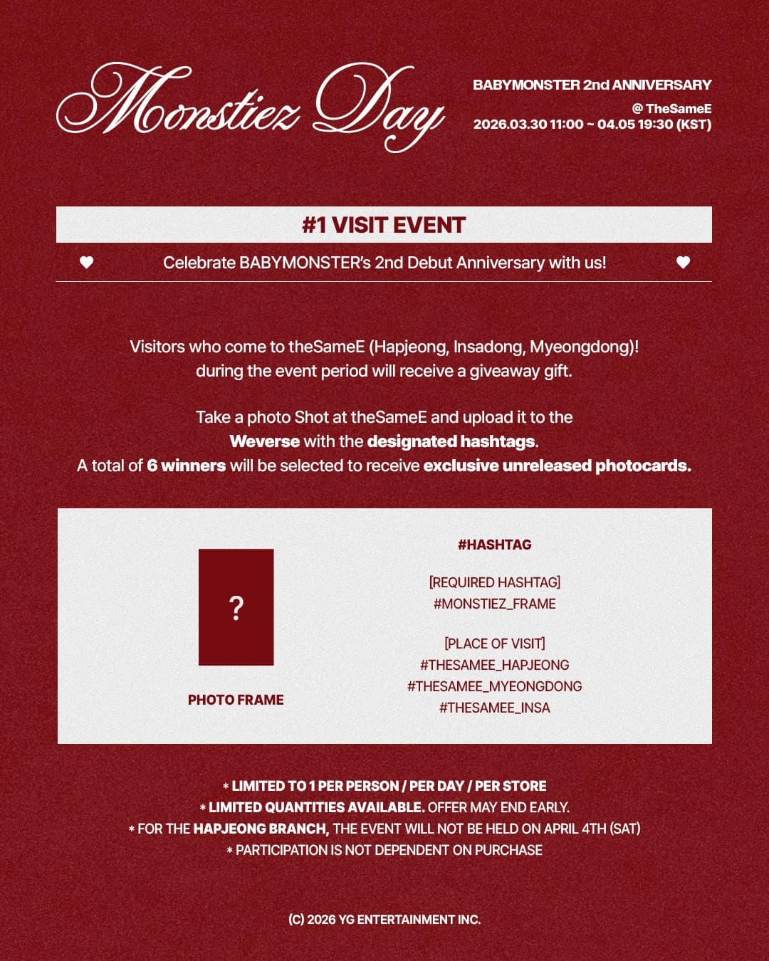 BABYMONSTER 出道2週年「MONSTIEZ DAY」 - 圖片 2