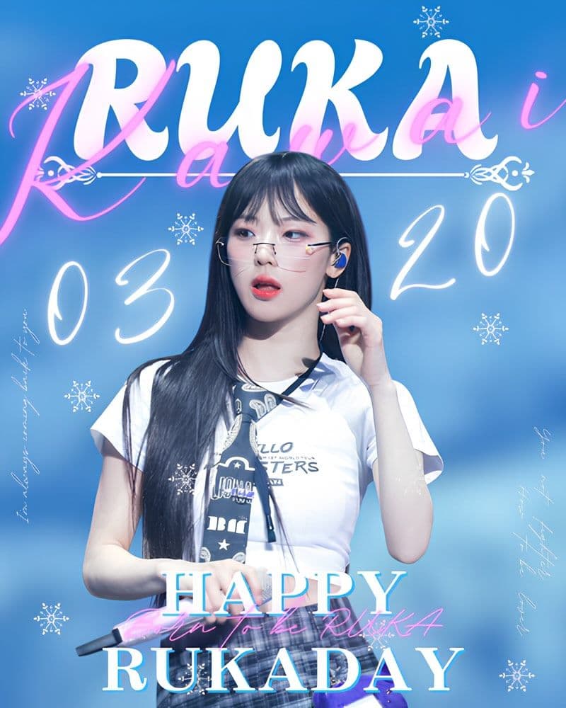 Born to be RUKA ♡̴⟡.˚
