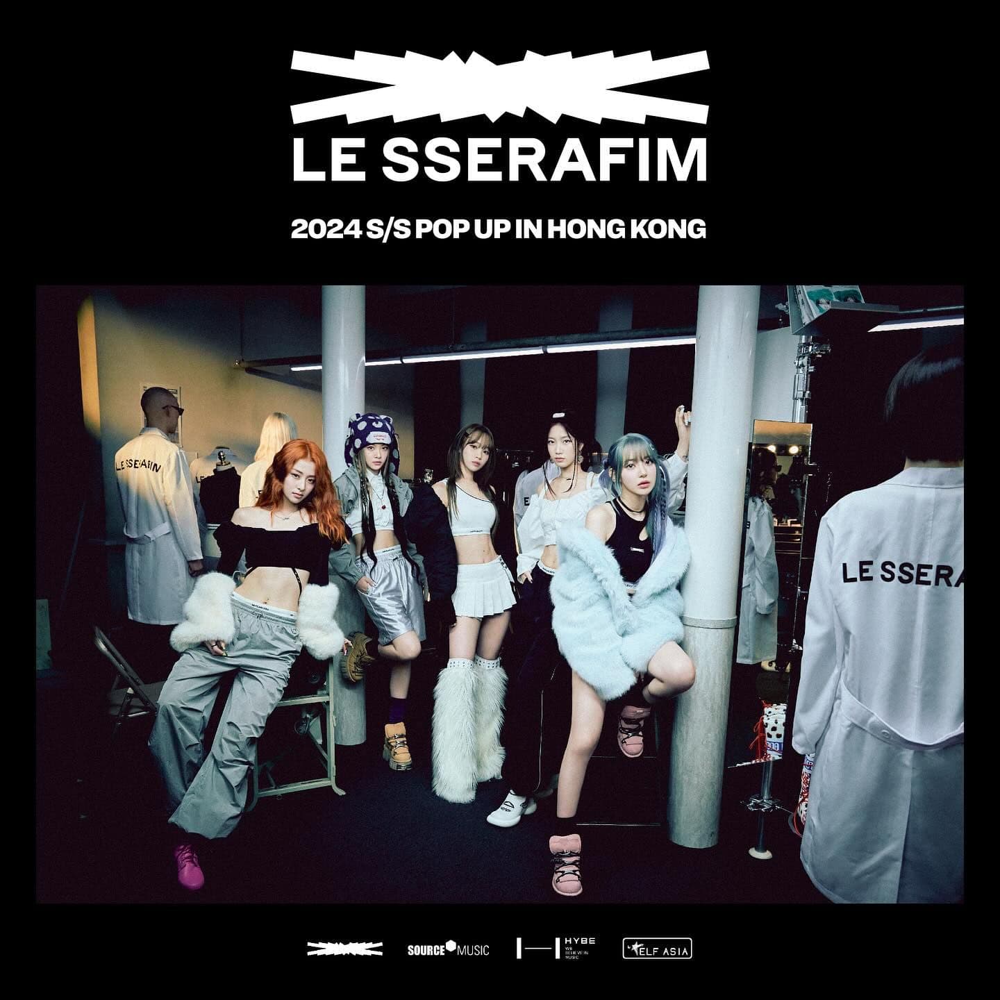 LE SSERAFIM 2024 S/S POP UP IN HONG KONG
