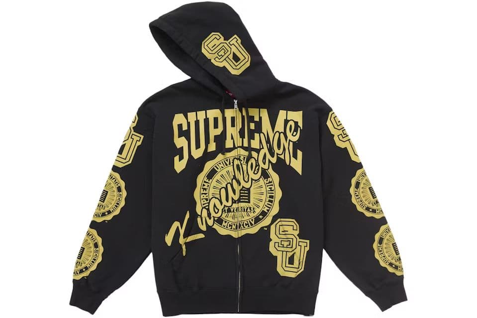 Supreme FW25 Knowledge Reigns Zip Up Hooded Sweatshirt - 圖片 2
