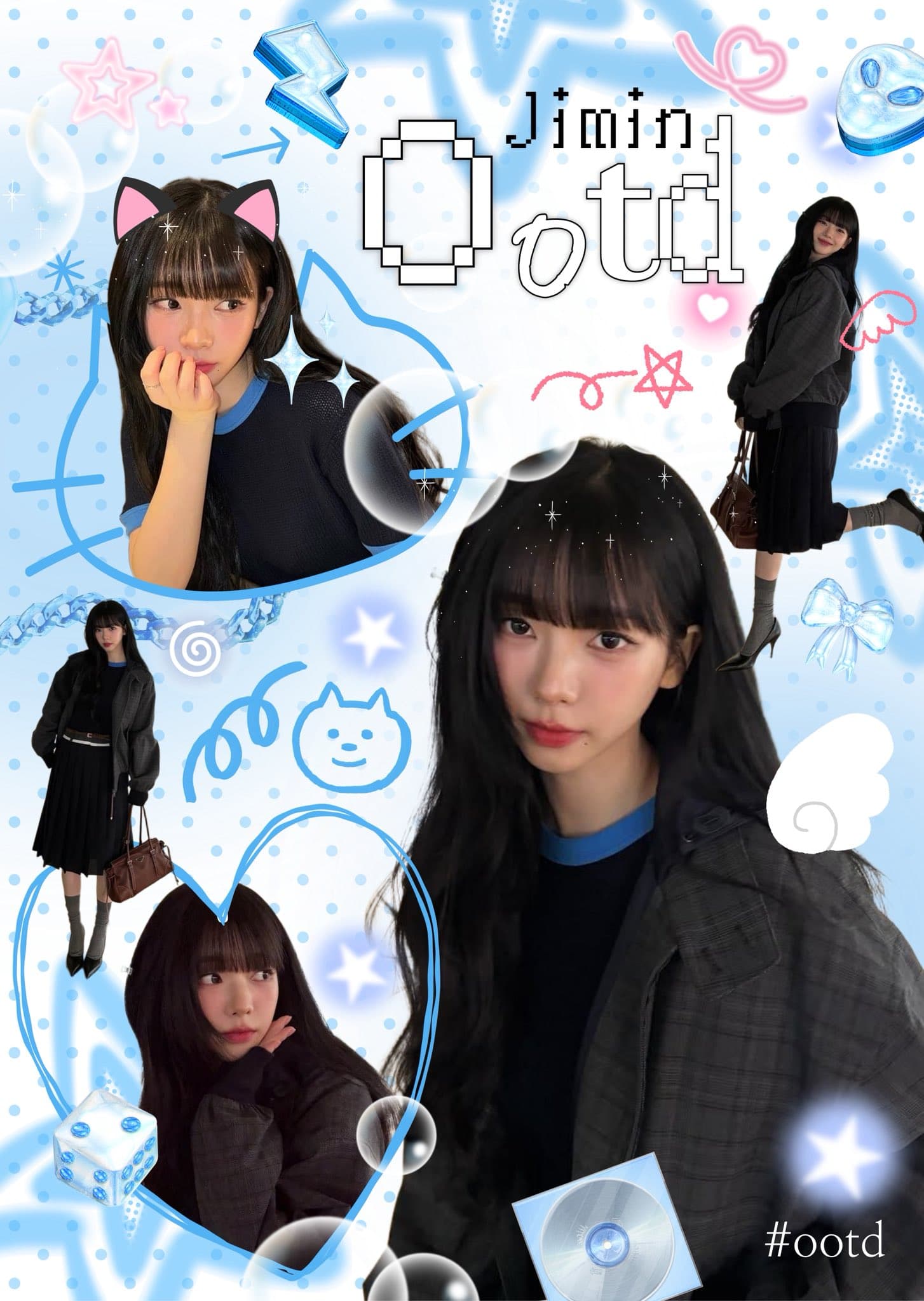 지민 OOTD! — 2026 KARINA Birthday Cafe