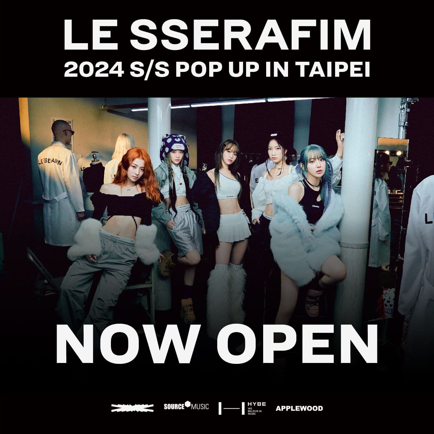 LE SSERAFIM 2024 S/S POP UP IN TAIPEI