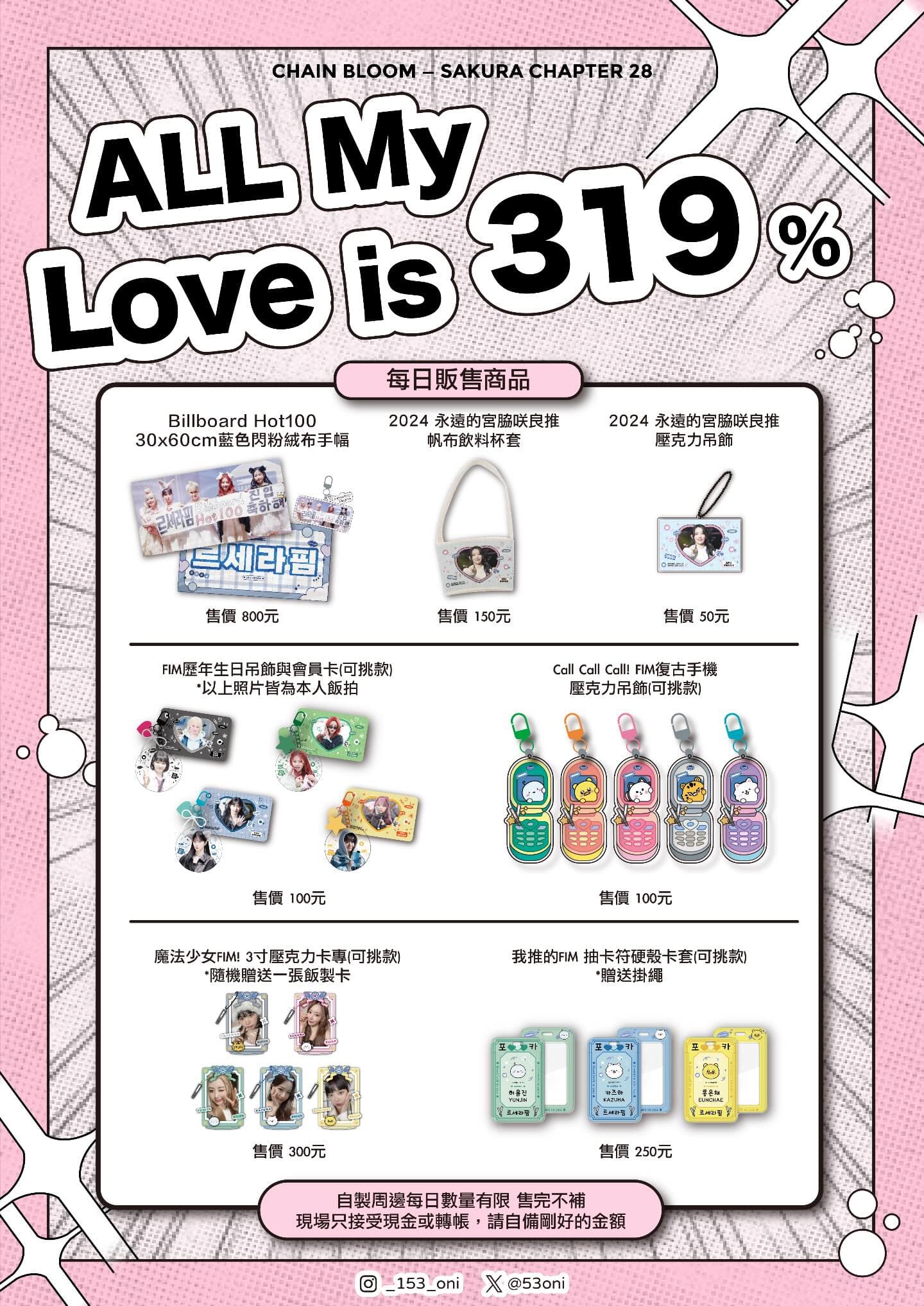 ALL MY LOVE IS 319% 宮脇咲良生日特展 - 圖片 4