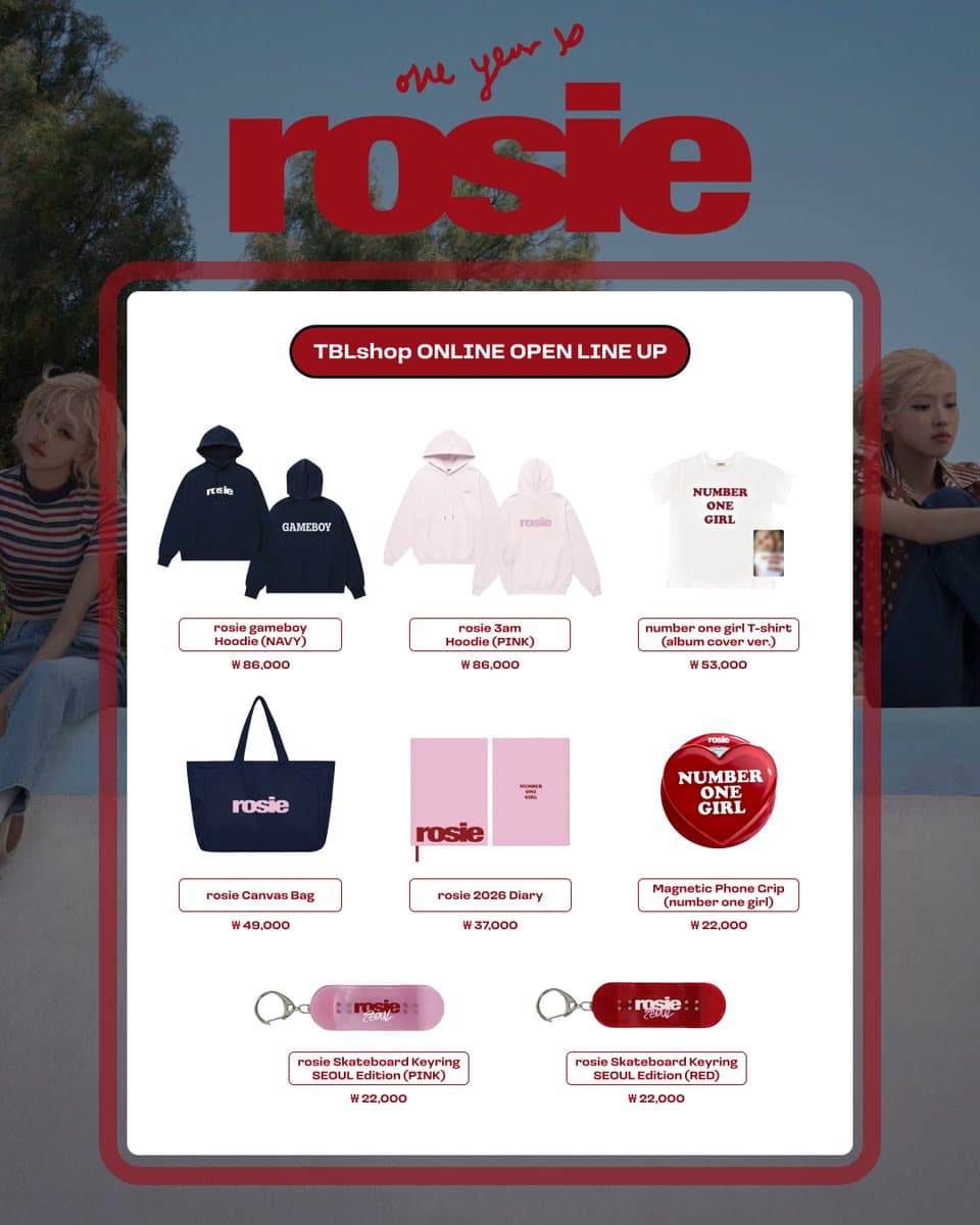ROSÉ Encore Pop-up in Seoul 'one year of rosie'