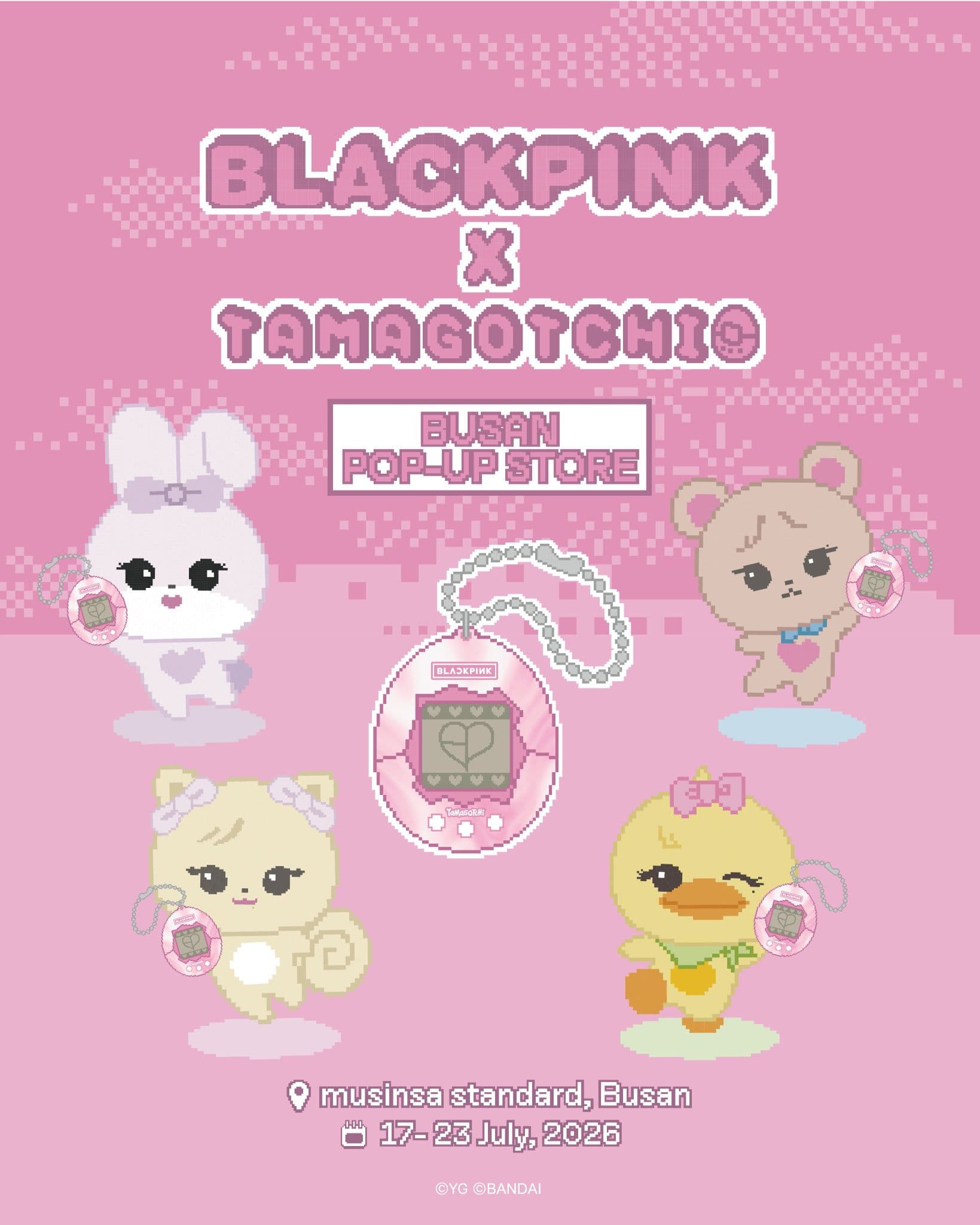 BLACKPINK x TAMAGOTCHI POP-UP STORE IN BUSAN