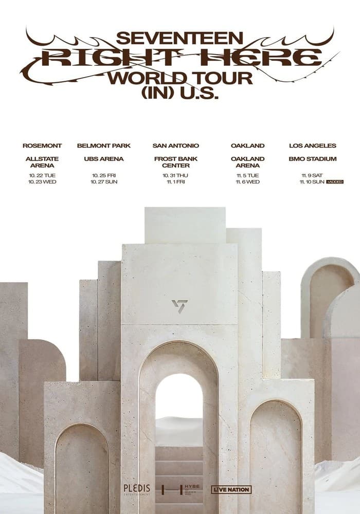 SEVENTEEN 'RIGHT HERE' WORLD TOUR