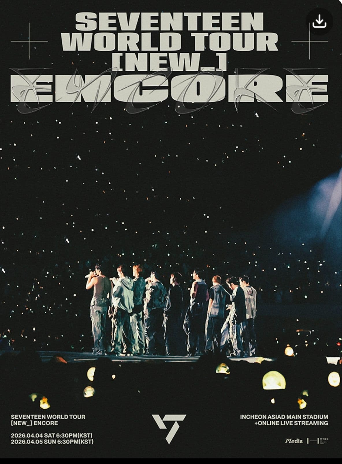 SEVENTEEN WORLD TOUR [NEW_] ENCORE IN INCHEON