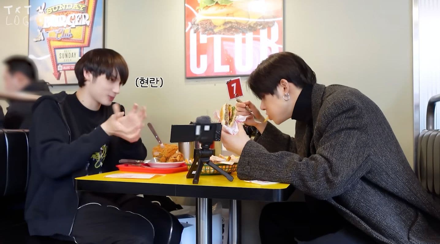 然竣 & 休寧凱 漢堡店