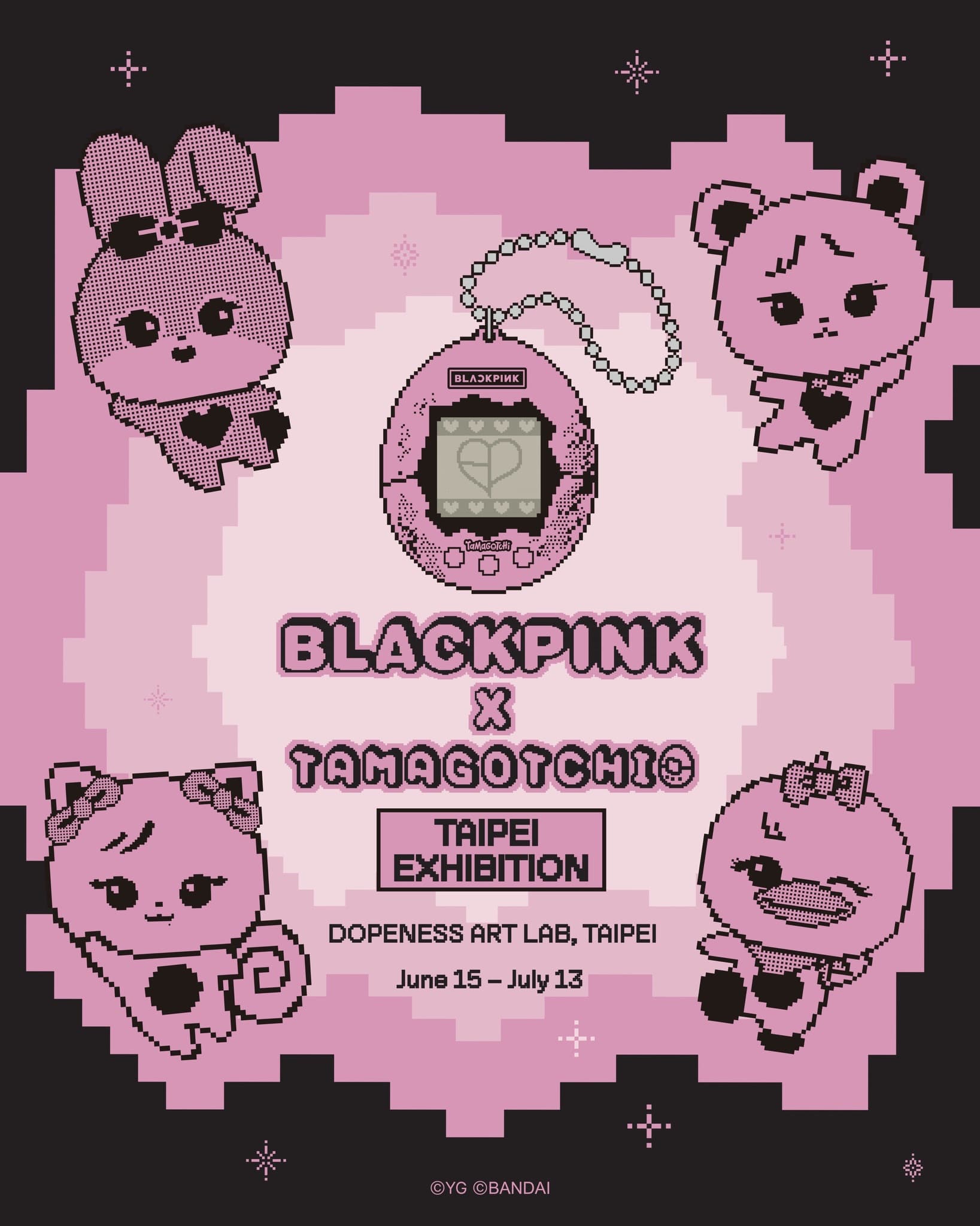 BLACKPINK x TAMAGOTCHI  POP-UP STORE IN TAIPEI
