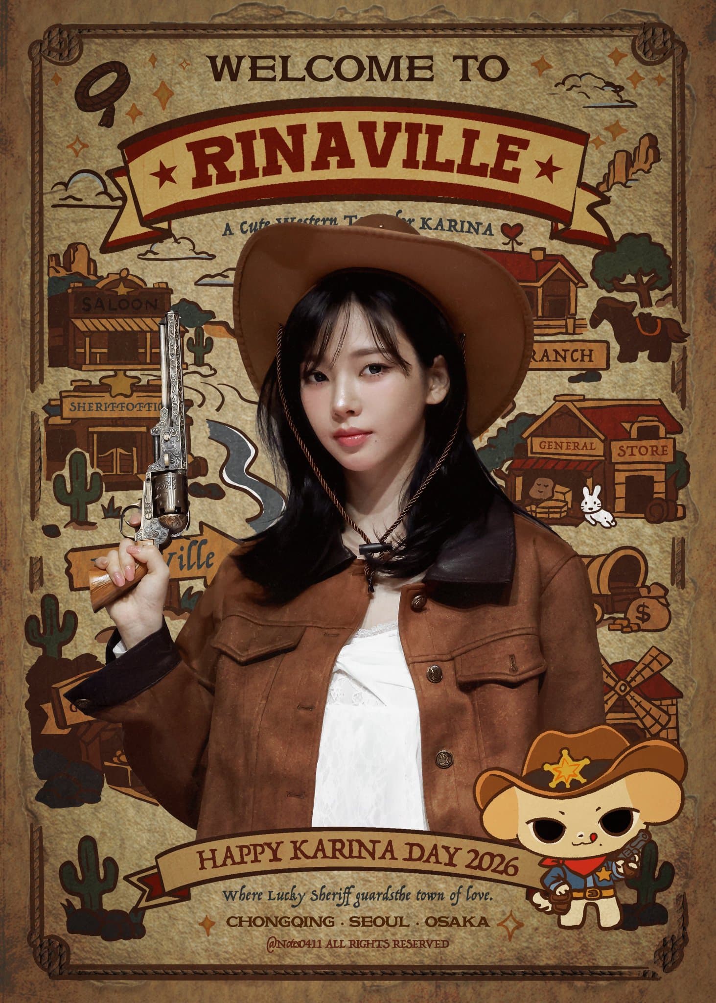 Welcome to RINAVILLE — 2026 KARINA Birthday Cafe