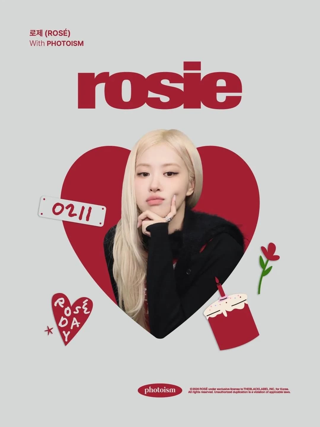 PHOTOISM × ROSÉ 生日限定 ARTIST FRAME