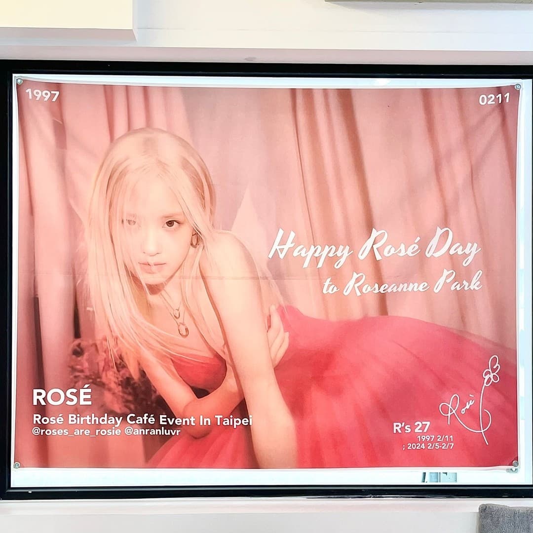 ROSÉ 2024生日應援咖啡廳 - 圖片 10
