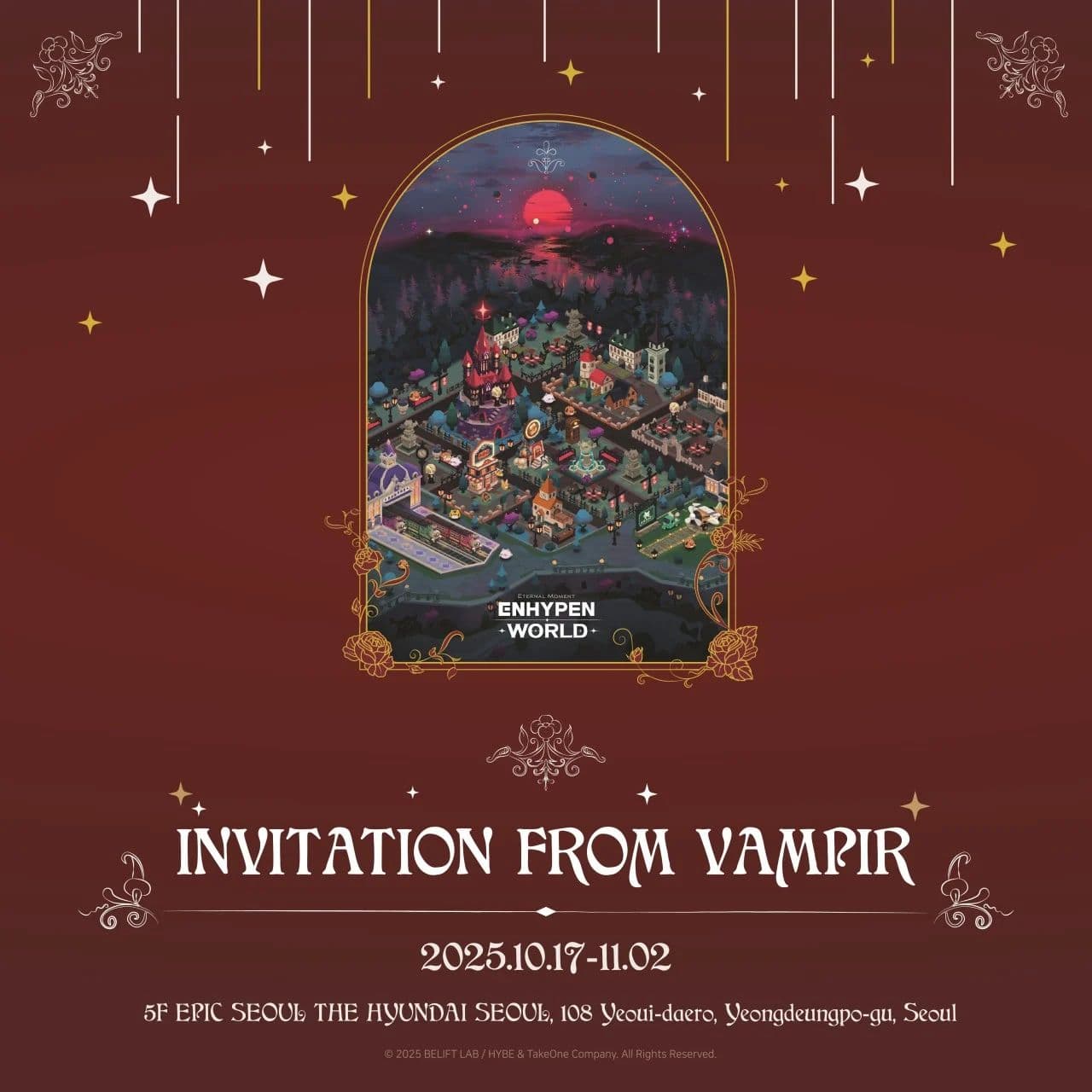 ENHYPEN WORLD POP-UP — Invitation from Vampir
