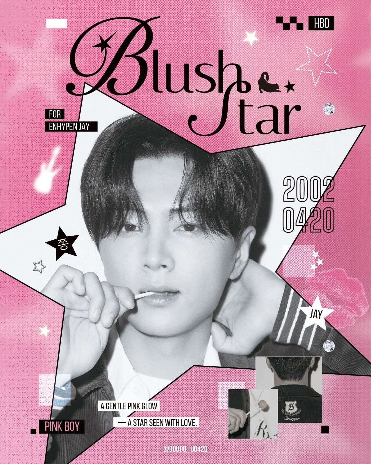 2026 JAY Birthday Cafe "Blush Star" in Taipei