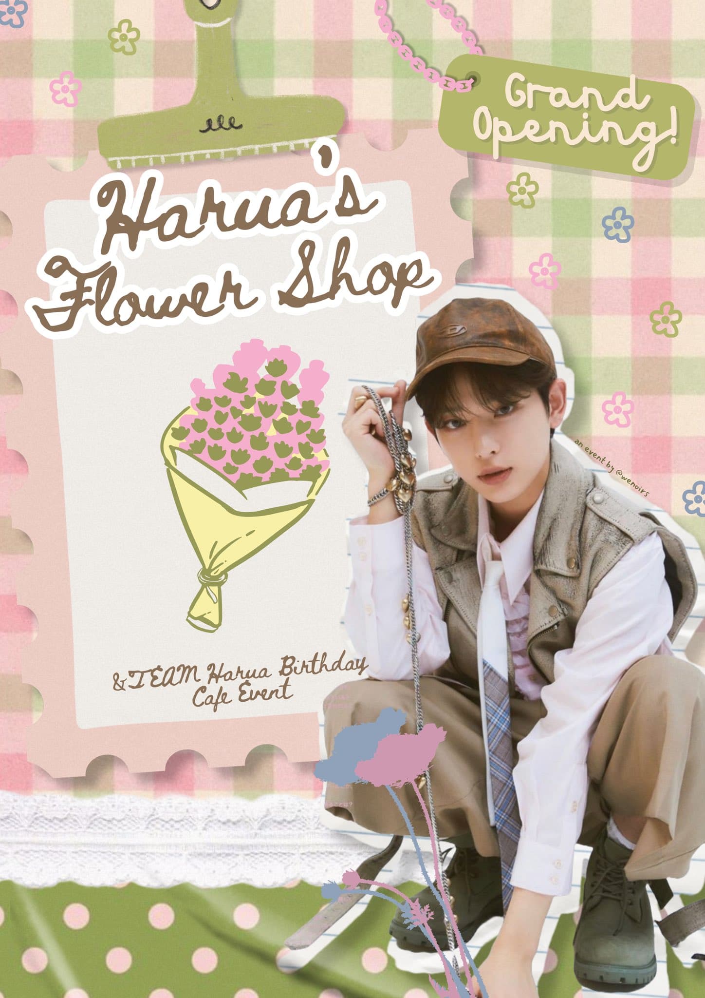 Harua's Flower Shop — 2026 HARUA Birthday Cafe（Busan）