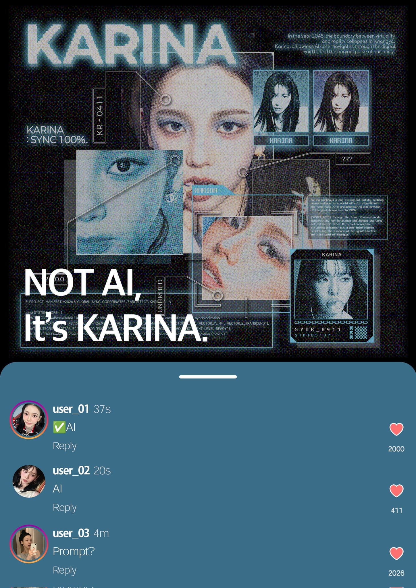 ✅NOT AI, It's KARINA. — 2026 KARINA Birthday Cafe