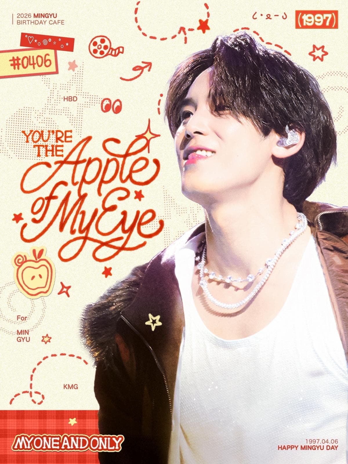 You're the Apple of My Eye — 2026 MINGYU Birthday Cafe