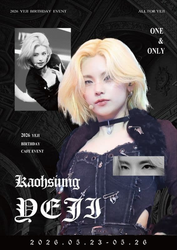 2026 YEJI Birthday Cafe Event in Kaohsiung