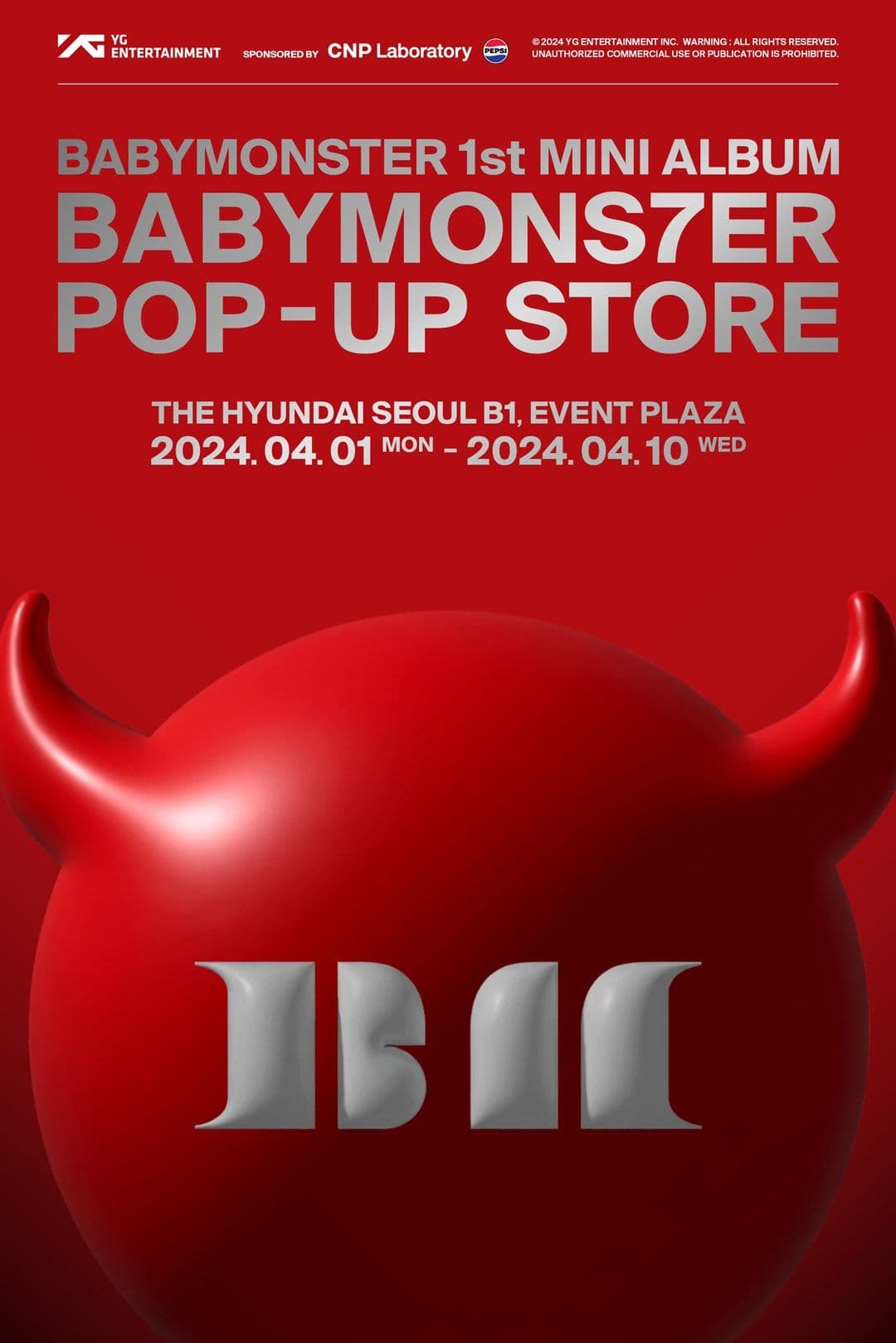 BABYMONSTER 1st MINI ALBUM BABYMONS7ER POP-UP STORE IN SEOUL