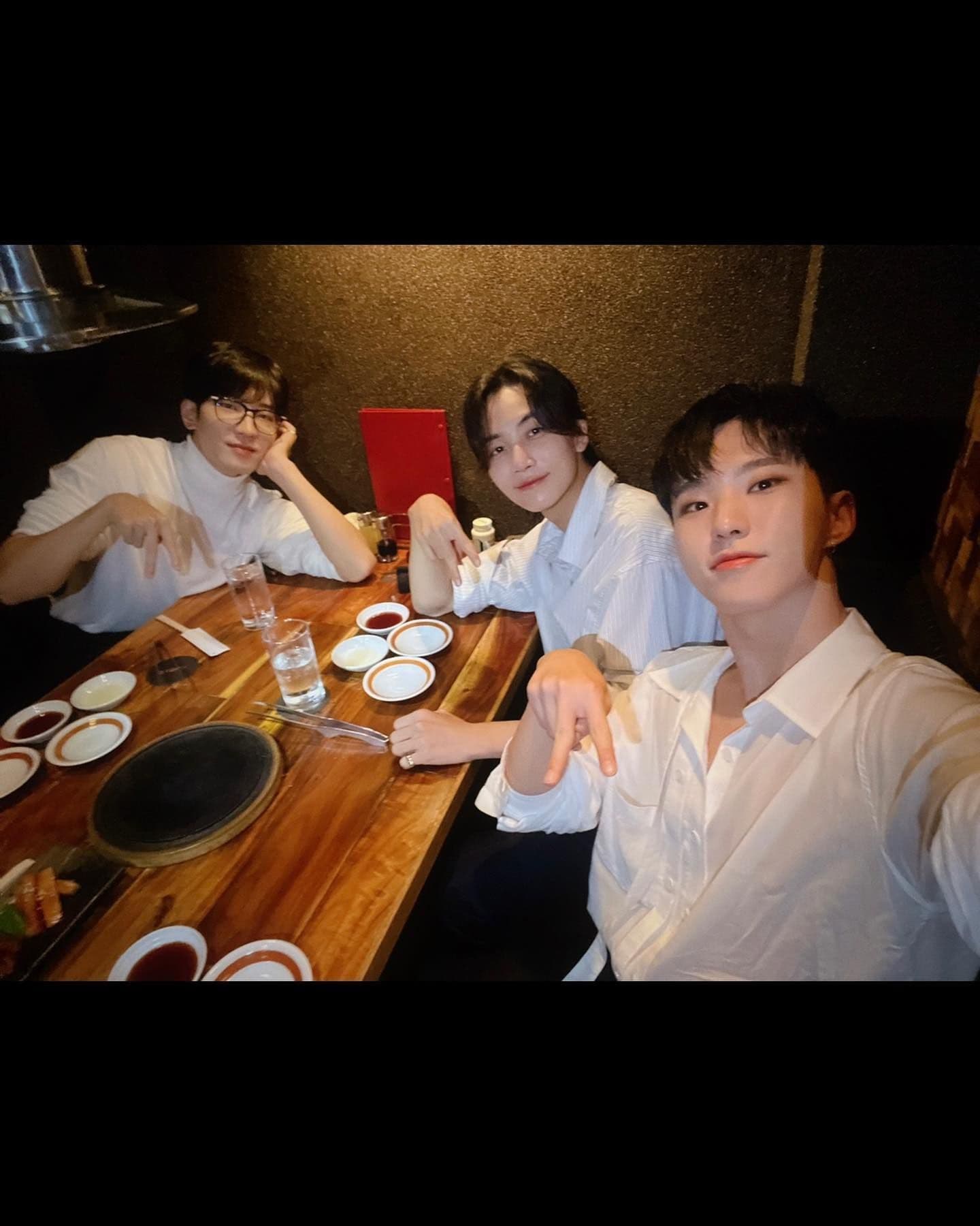 JEONGHAN HOSHI WONWOO 燒肉小聚
