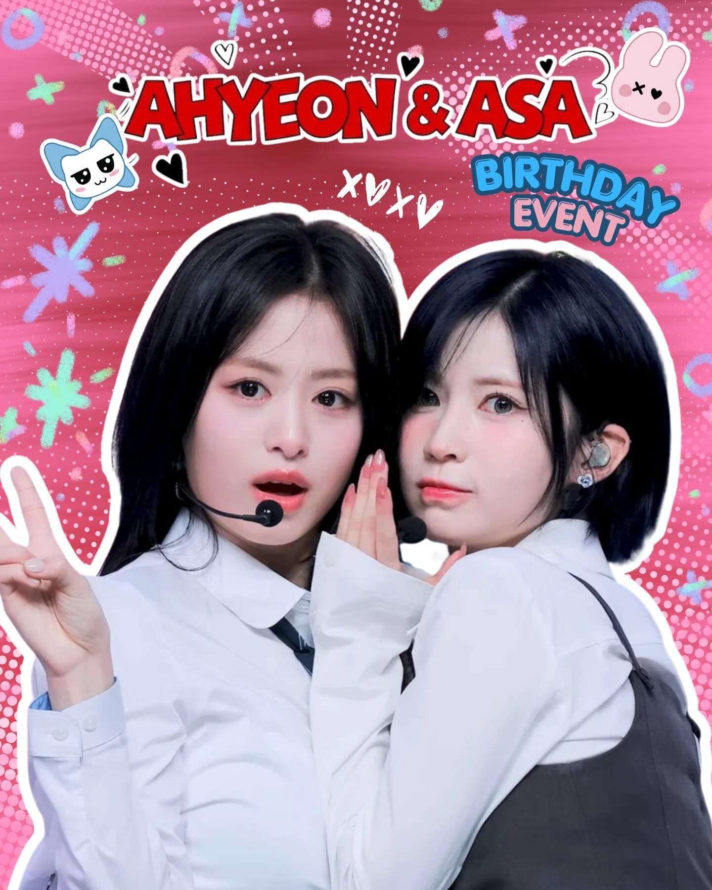 AHYEON & ASA Birthday Support @ KR Café