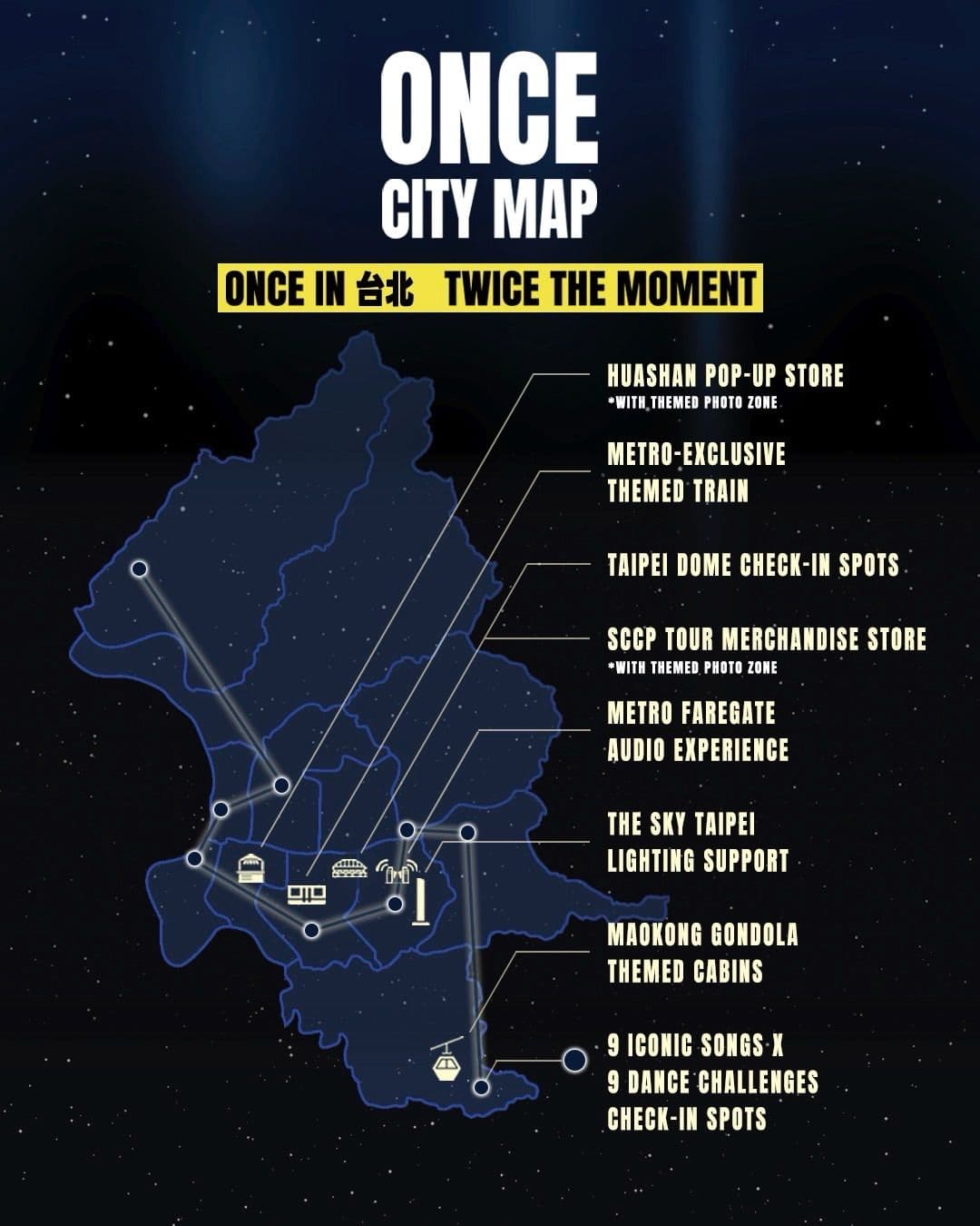 TWICE ONCE CITY 國父紀念館站捷運閘門獻聲體驗