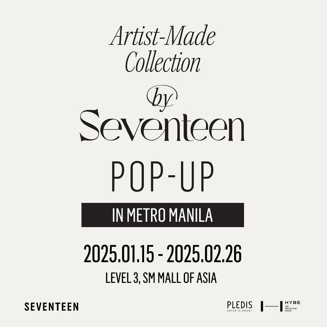 Artist-Made Collection by SEVENTEEN POP-UP IN MANILA