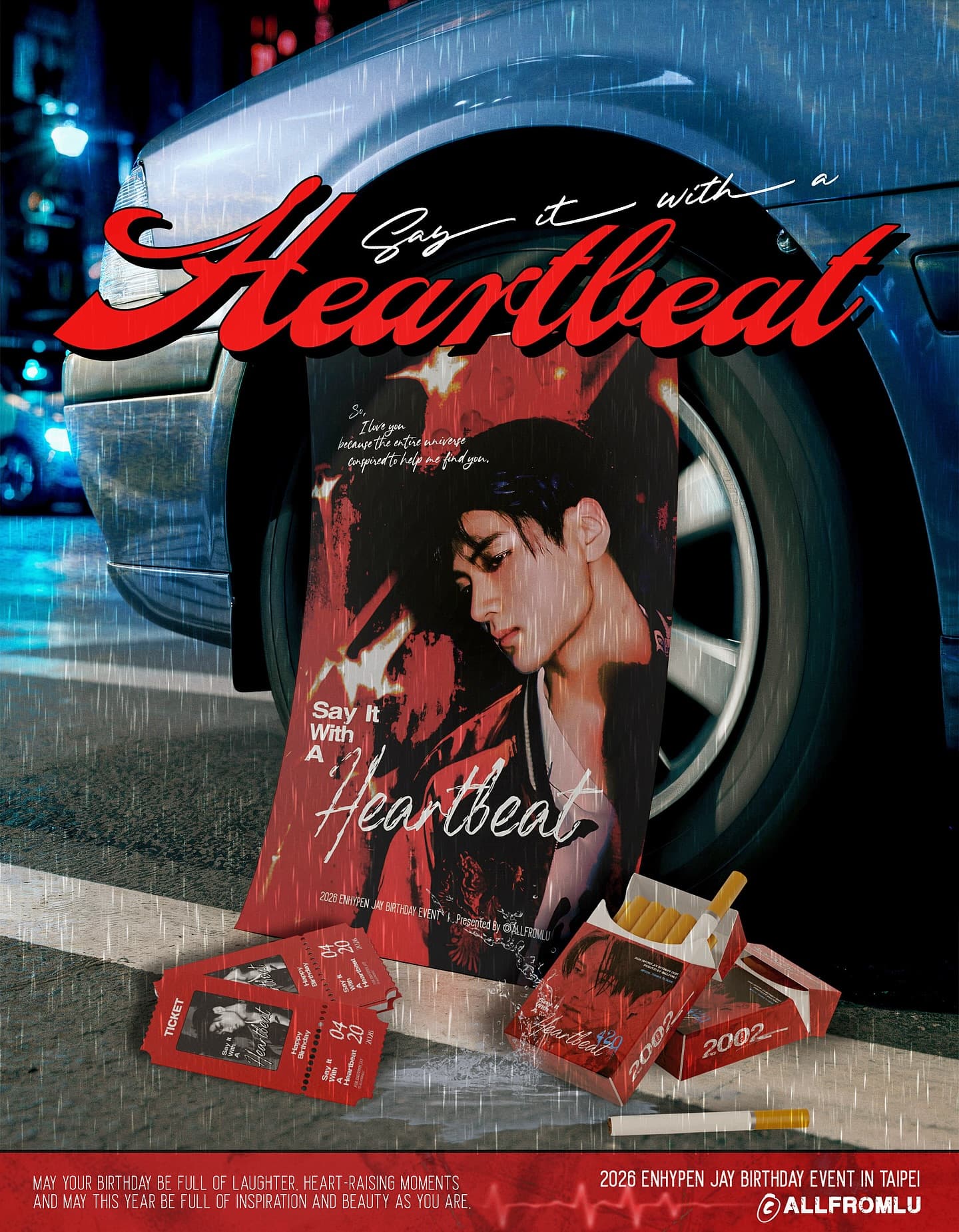 SAY IT WITH A HEARTBEAT — 2026 JAY Birthday Event（Taipei）