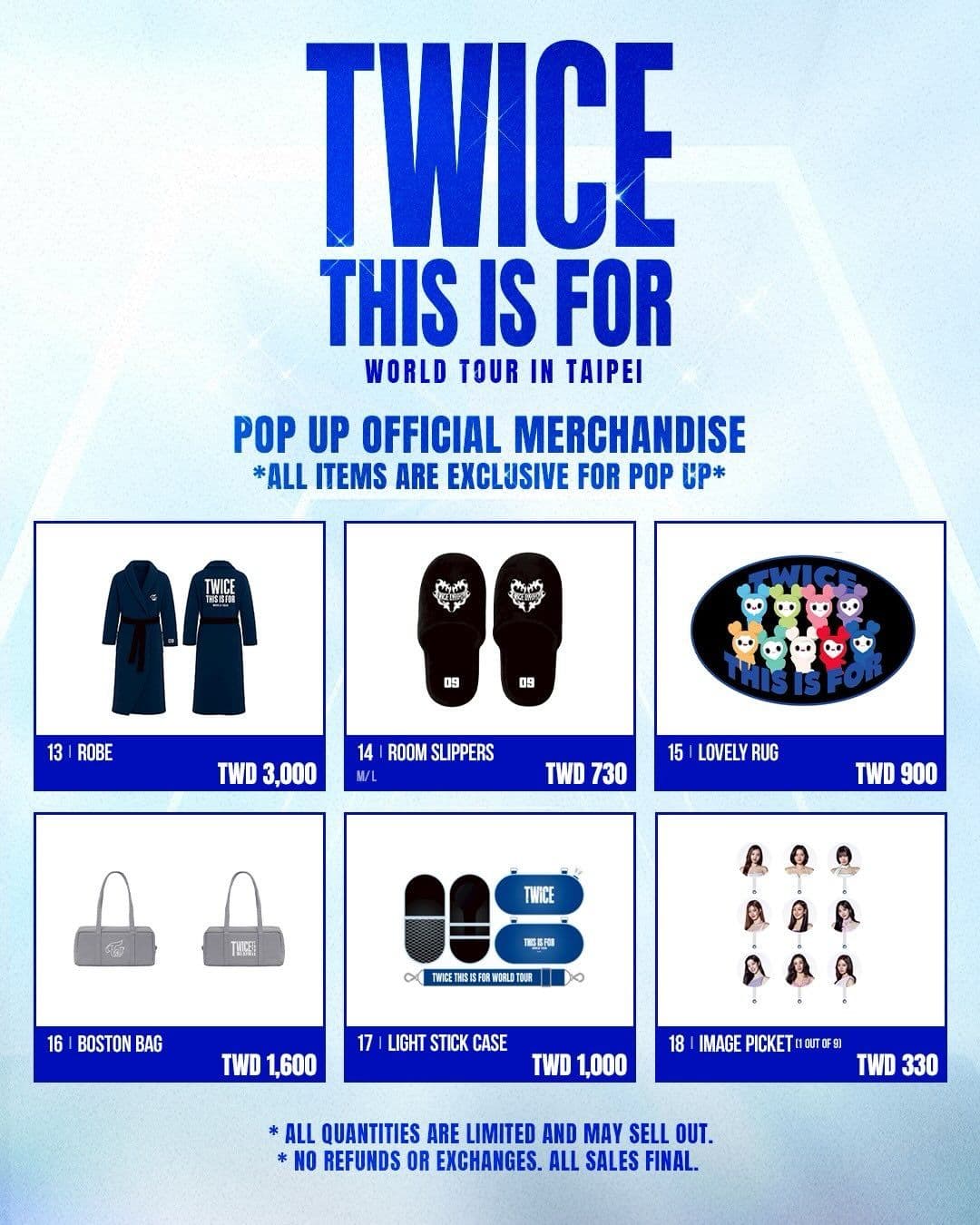 TWICE<THIS IS FOR>WORLD TOUR 台北官方快閃店 - 圖片 4