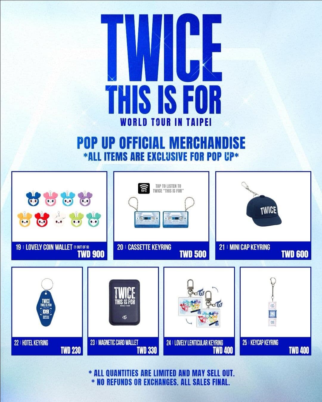 TWICE<THIS IS FOR>WORLD TOUR 台北官方快閃店 - 圖片 5