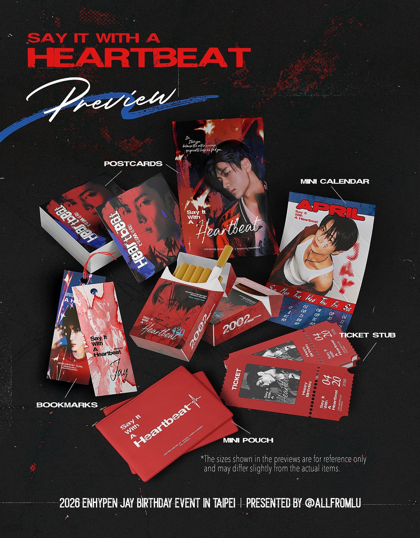 SAY IT WITH A HEARTBEAT — 2026 JAY Birthday Event(Taipei) - 圖片 2